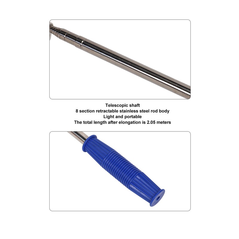 Golf Ball Retriever Telescopic Ball Picker Stainless Steel 8 Sections