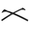 2PCS Rear Window Side Trim Gloss Black ABS Replacement for