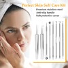 Blackhead Remover Comedone Squeezer Set, 8 Pieces Pimple Extractor Tool