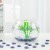 DomeStar 1LB Flat Glass Marbles, Purple Decorative Marbles for Vases