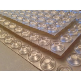 PSG PRO LINE 100 Self-Adhesive Rubber Feet Bumpers Door Cupboard Drawer Cabinet Made In USA