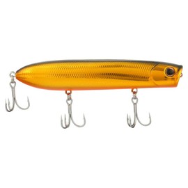 Berkley Cane Walker Topwater Fishing Lure, Black Gold, 5/7 oz, 4.3in | 11 cm, Heavy Tail Weight for Long-Distance Casting, Equipped with Fusion19 Hook