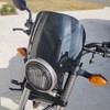 Lorababer Polycarbonate Windshield, Smoke, for Honda Rebel CMX 300, 2017-2024