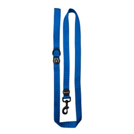 ShawnCo Dream Walk Dog Leash- Premium, Nylon Pet Leash with Soft Neoprene Handle for Small, Medium and Large Dogs (Electric Blue, Medium/Large)