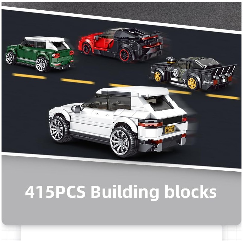 Mould King 27025 SUV Model Car + Display Case 415pcs