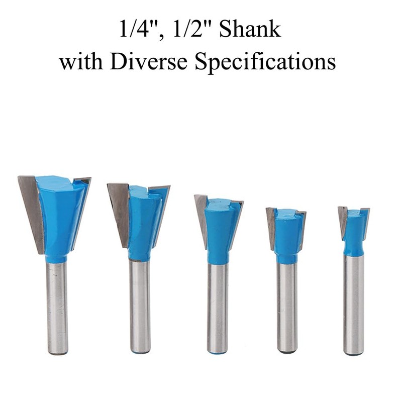 SagaSave Dovetail Router Bit, Wood Milling Cutter Tool for Drawer