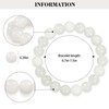 RUIQLXHANG 10mm Moonstone Bracelet for Women Men,Natural Stone Moonstone Chakra