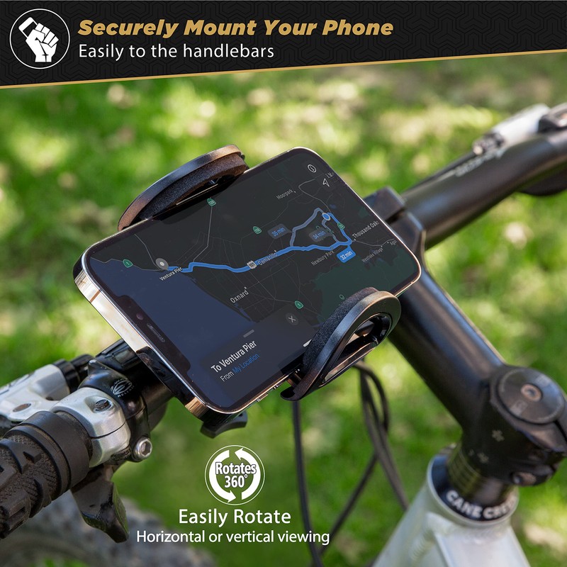 Scosche HFBM01 HANDLEIT Handlebar Bike Phone Mount with Universal Phone