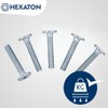 HEXATON M6 x 15mm Hex Socket Flat Head Screws -