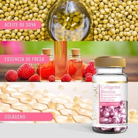 Juveternal Kit 6 Frascos Cpsulas Faciales cido Hialurnico  Colgeno Biotina  Vitamina C  Vitamina E  Biotina  Retinol, 90 cpsulas cu, Efecto Litting...