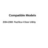 NAGD Fits 2004-2008 Chrysler Pacifica Driver Side Left Rear Door