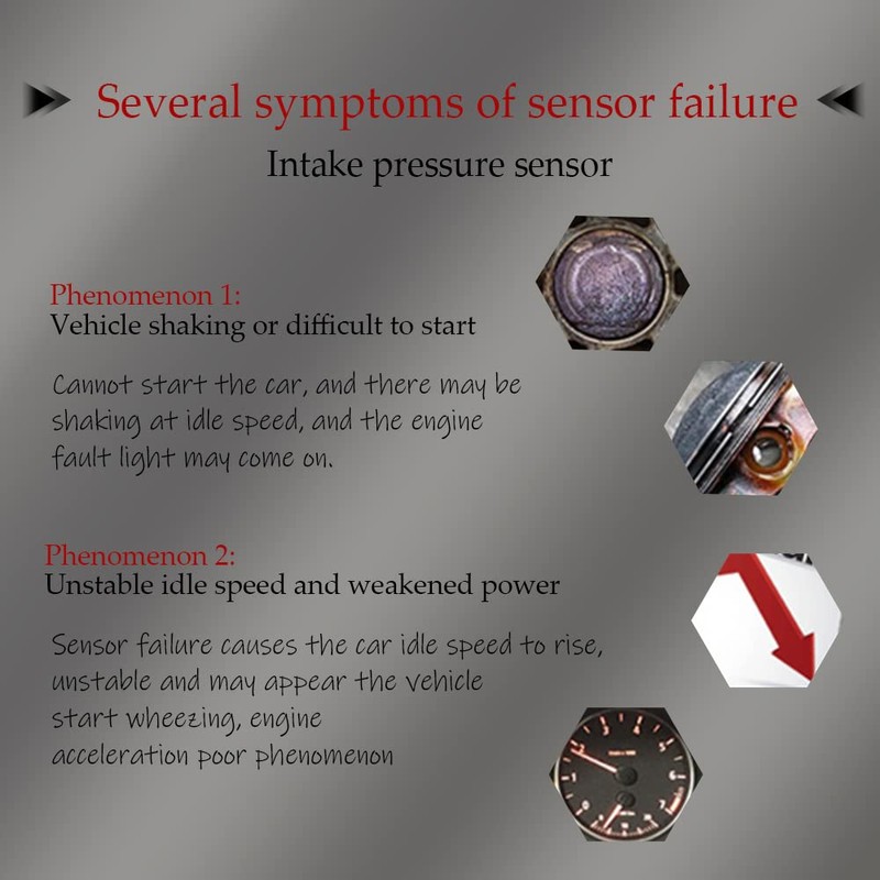 HAOBO Manifold Absolute Air Pressure Map Sensor, Air Pressure Sensor,