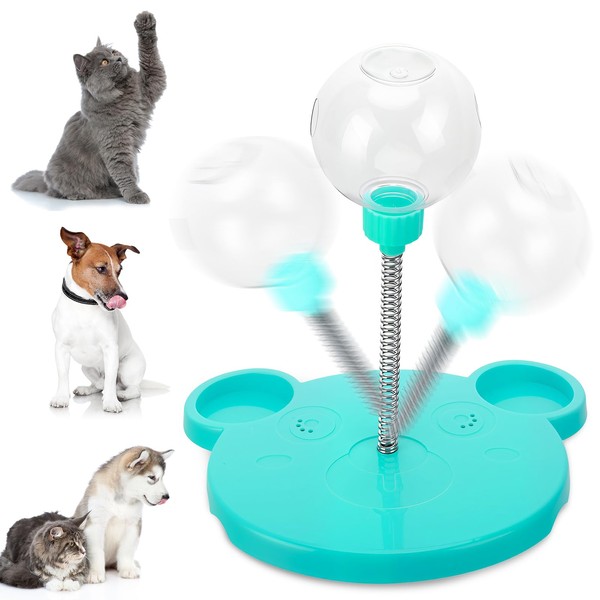 Partideal Wackelndes Hunde Leckerli Spielzeug Interaktives Hundespielzeug Futterball für Hunde,