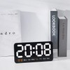 AIXXCUVQ Electronic Digital Wall Clock with Adjustable Brightness 9. Display