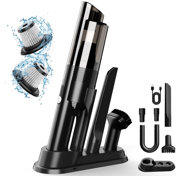 Upbooz Handheld Vacuum Cordless, Portable Car Vacuum with 2-Speed, 10KPA