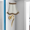 6Pcs Desktop Table Lamp Cover Fabric Lampshade Accessory for E14