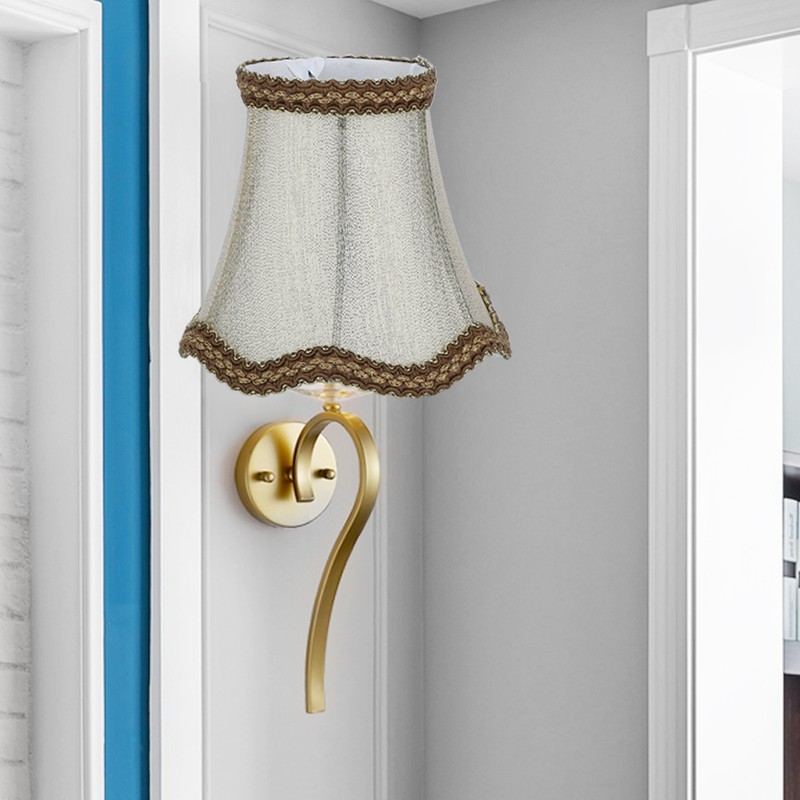 6Pcs Desktop Table Lamp Cover Fabric Lampshade Accessory for E14