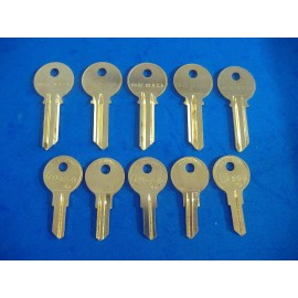 LOT OF TEN MADE IN USA Y1 AND Y11 KEY BLANKS