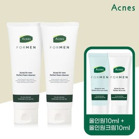 (NS홈쇼핑)아크네스 포맨퍼펙트폼클렌저x2개33237494 (NS Home Shopping) Acnes For Men Perfect Foam Cleanser x2 33237494