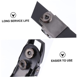 Garneck Replacement Buckles for Inline Skates - Robust K2 Inline Buckles for Men - Women and - Pack of 2 - Ideal for Secure Hold and Easy Replacement - Black