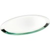 Plymor 4" x 6" Oval, 5mm Thick Beveled Glass Mirror