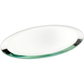 Plymor 4" x 6" Oval, 5mm Thick Beveled Glass Mirror