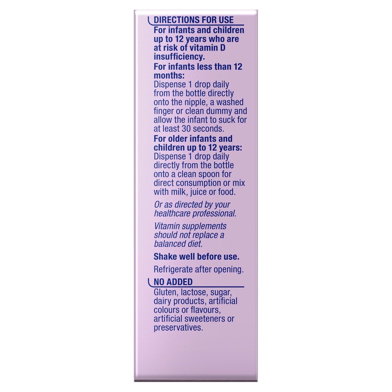 Ostelin Infant Vitamin D3 Drops 2.4mL - Vitamin D Supports