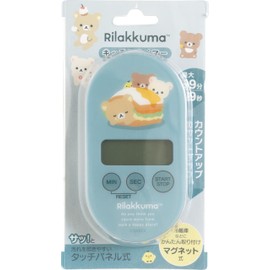 San-X Rilakkuma Kitchen Timer Blue EM33601 H 4.1 x W 2.2 x D 0.8 inches (105 x 55 x 20 mm)