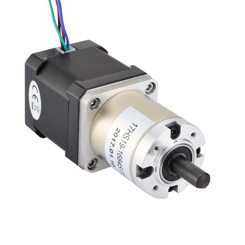 STEPPERONLINE 51:1 Planetary Gearbox High Torque Nema 17 Stepper Motor