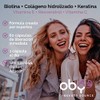 Vitaminas Cabello Mujer Capsulas Biotina Colágeno Keratina Vitamina Resveratrol Oby