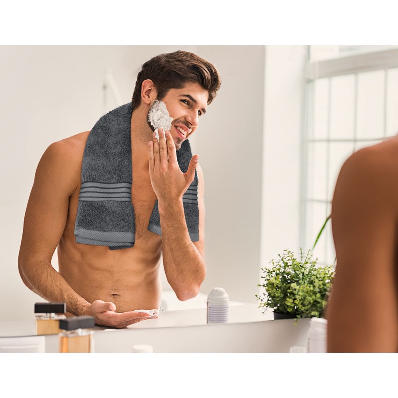 Utopia Towels 8 Piece Premium Towel Set, 2 Bath, 2