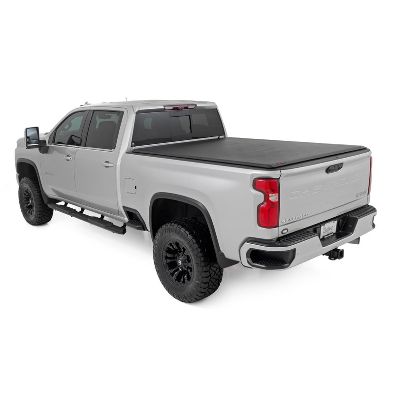 Rough Country Soft Roll Up Bed Cover for Chevy Silverado