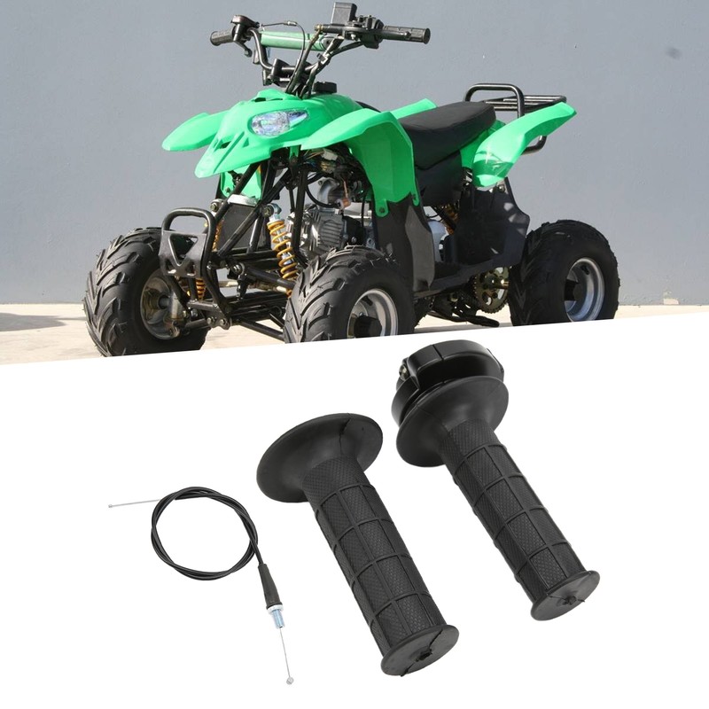 7/8in Twist Throttle Grips with Cable Replacement for CRF KLX