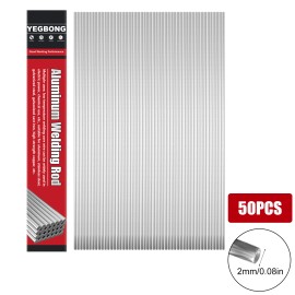 Yegbong Aluminum Welding Rod, Low Temperature Aluminum Flux-Cored Electrode Welding Gun Repair Stainless Steel Aluminum