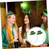 Beavorty 2pcs Green Hat Headband Hair Decor Patricks Day Headband