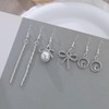 Earring Making Kits Silver Earring Hooks Hypoallergenic Ear Wires Fish