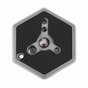 Hexagonal Quick Release Plates 3049 1/4" Screw For 030‑14 RC0