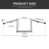 GOODFITMENT For Harley Sportster XL 883 1200 1" Chrome Motorcycle