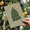 BIROYAL 36 Recycled Christmas Cards with Envelopes - Stylish Traditional