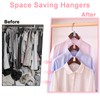 100 PCS Space Saving Hanger - Clothes Hanger Connector Hooks,