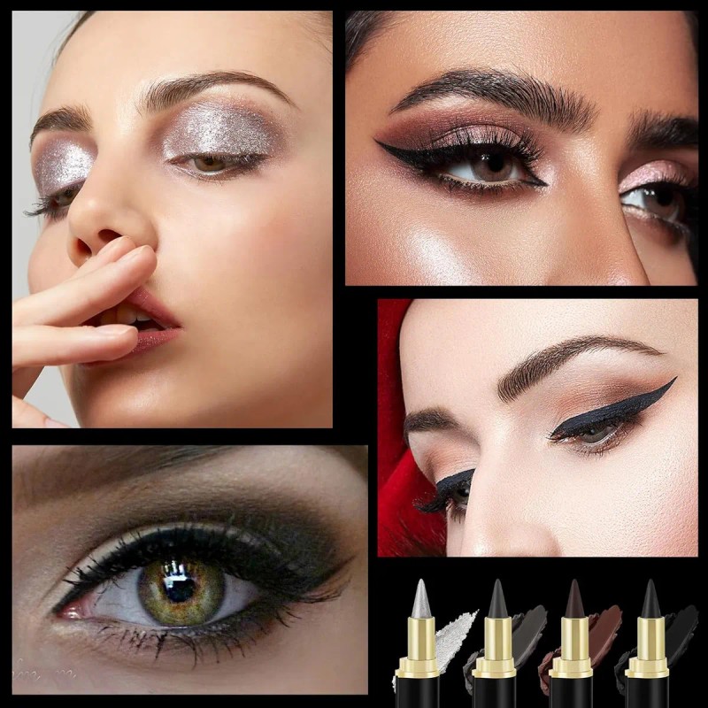 Lucoss Lápiz Delineador De Ojos De Gel, Lápiz Delineador De