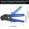 Estmoon Crimping Pliers Blade Receptacles Set with Protective Sleeves