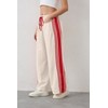 MSBESYOR Hudson Canyon Striped Pants for Women Wide Leg Drawstring