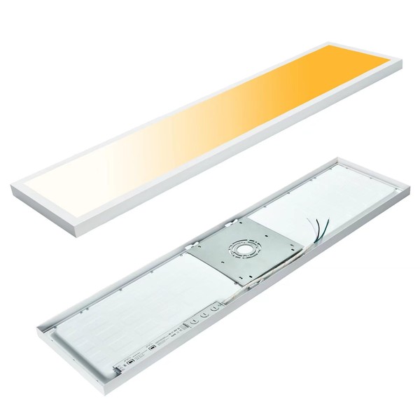 Mcacggo 1x4 LED Flat Panel Light Surface Mount, 40W-30W-20W &