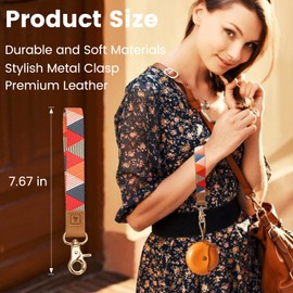MNGARISTA Keychain Wristlet Key Chains Women Cute Keychain Wallet Key Chain Phone Wrist Strap Keychains for Women Men Car Keychains Key Chains for Car Keys Wallet Phone Case