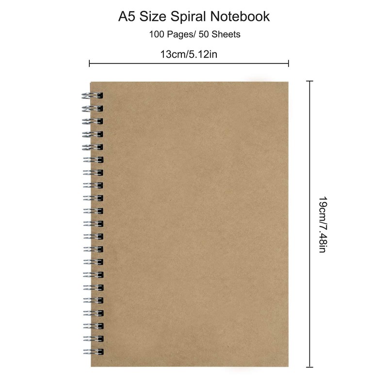 Time Management Manual to Do List Daily Planner Notepad Brown