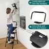 HBTower 3 Step Ladder with Tool Tray, Folding Step Stool
