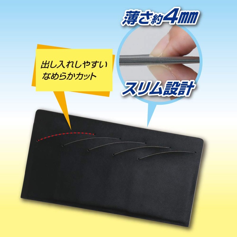 Ireppa Vertical Card Storage Case, Stores 10 Cards Vertically, Portable,