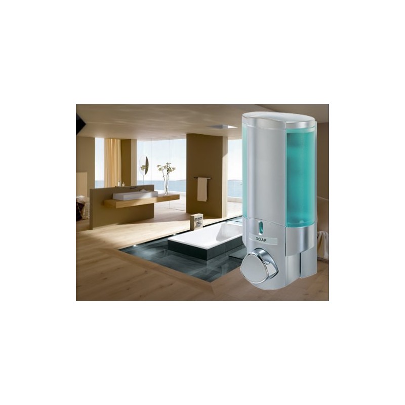 Aviva Design Soap Dispenser I Satin Silver Wall Mounting 1