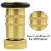 Fire Hose Nozzle 1" NH/NST Spray Jet Fog, 100 PSI